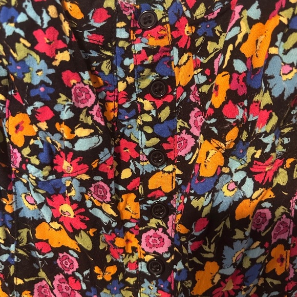 Wild Fable Floral Jumper Romper - L - Picture 5 of 8